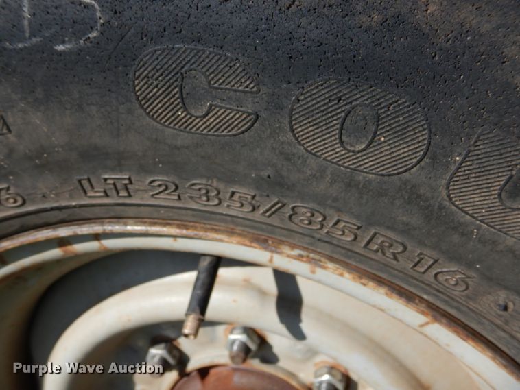 image for item FK9859 Shop built oil barrel trailer