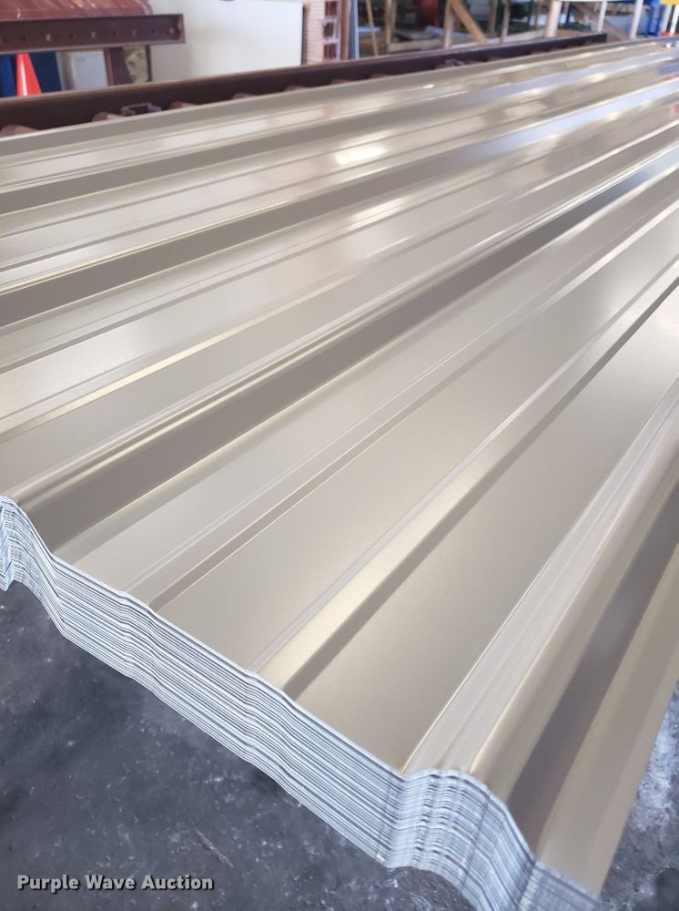 image for item H1133 (50) sheets of ag panel metal roofing/siding