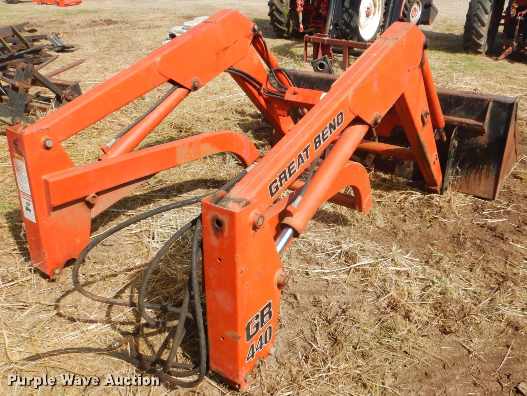 Great Bend 440 loader in Stilwell, OK Item GC9556 sold Purple Wave