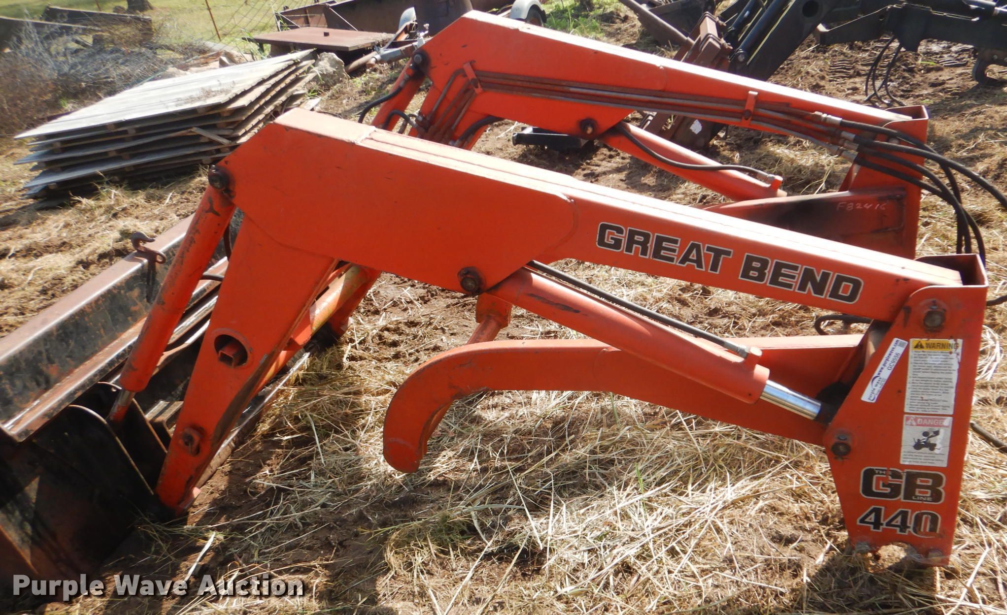 Great Bend 440 loader in Stilwell, OK Item GC9556 sold Purple Wave