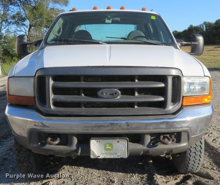 image for item FV9232 2000 Ford F450 Super Duty XL Crew Cab utility truck