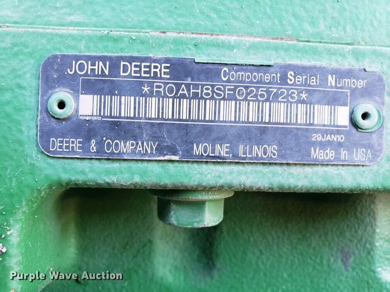 image for item H1141 2010 John Deere 8345R MFWD tractor