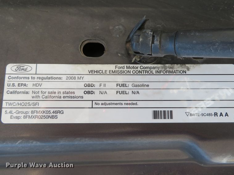 image for item DH2109 2008 Ford F250 Super Duty XLT SuperCab pickup truck