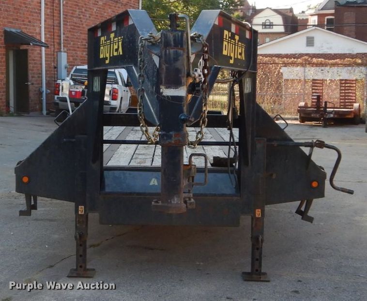 image for item DH2114 2012 Big Tex 22GN-28BK+5 equipment trailer