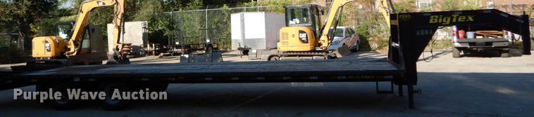image for item DH2114 2012 Big Tex 22GN-28BK+5 equipment trailer