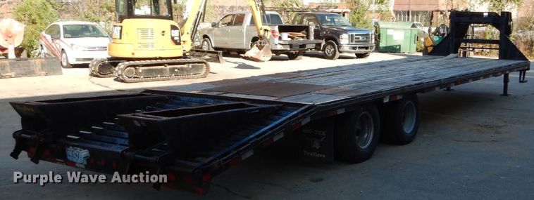 image for item DH2114 2012 Big Tex 22GN-28BK+5 equipment trailer