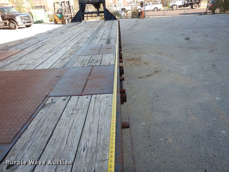 image for item DH2114 2012 Big Tex 22GN-28BK+5 equipment trailer