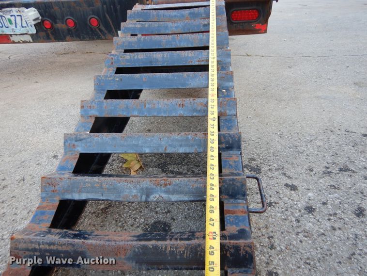 image for item DH2114 2012 Big Tex 22GN-28BK+5 equipment trailer