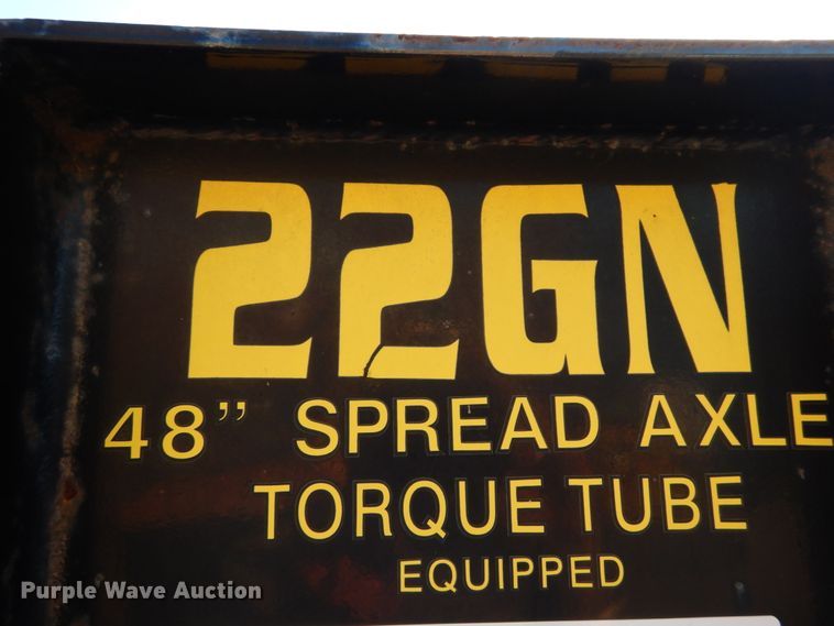 image for item DH2114 2012 Big Tex 22GN-28BK+5 equipment trailer