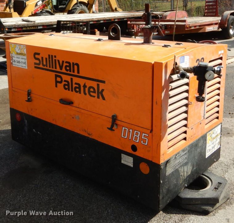 image for item DH2117 Sullivan Palatek D185P3JD air compressor