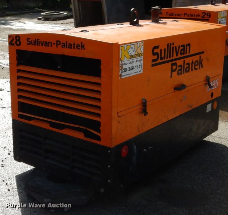 image for item DH2117 Sullivan Palatek D185P3JD air compressor