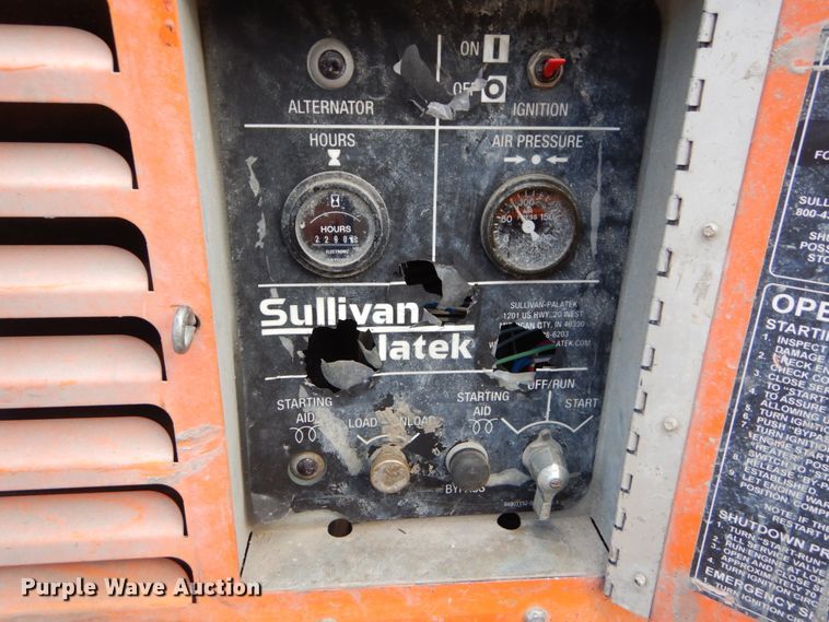 image for item DH2117 Sullivan Palatek D185P3JD air compressor
