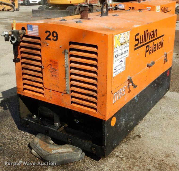 image for item DH2118 Sullivan Palatek D185P3JD air compressor
