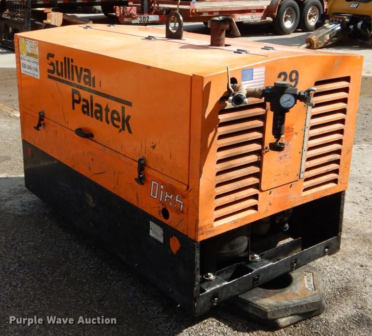 image for item DH2118 Sullivan Palatek D185P3JD air compressor
