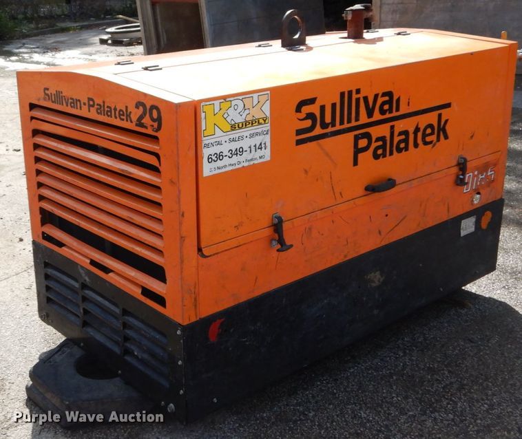 image for item DH2118 Sullivan Palatek D185P3JD air compressor