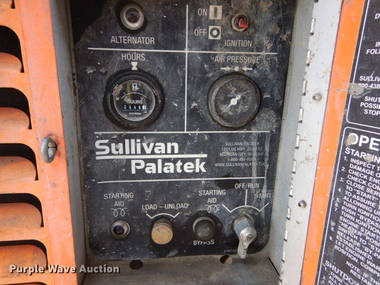 image for item DH2118 Sullivan Palatek D185P3JD air compressor