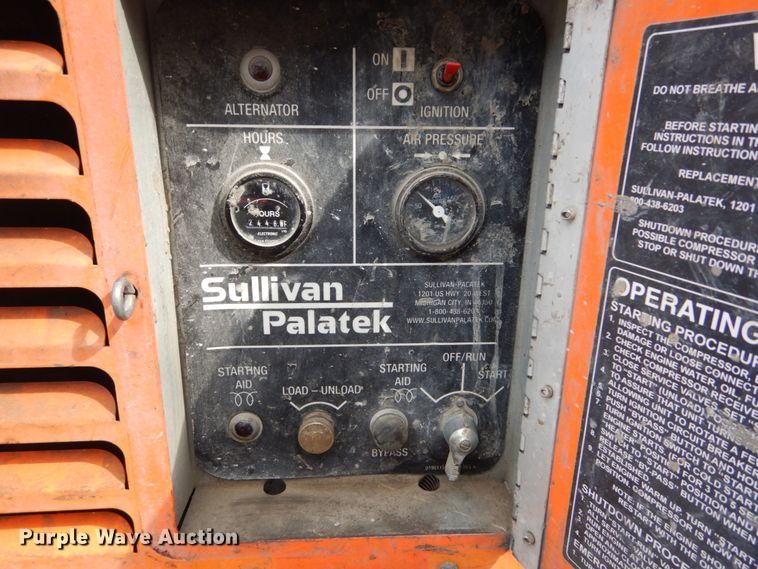 image for item DH2118 Sullivan Palatek D185P3JD air compressor
