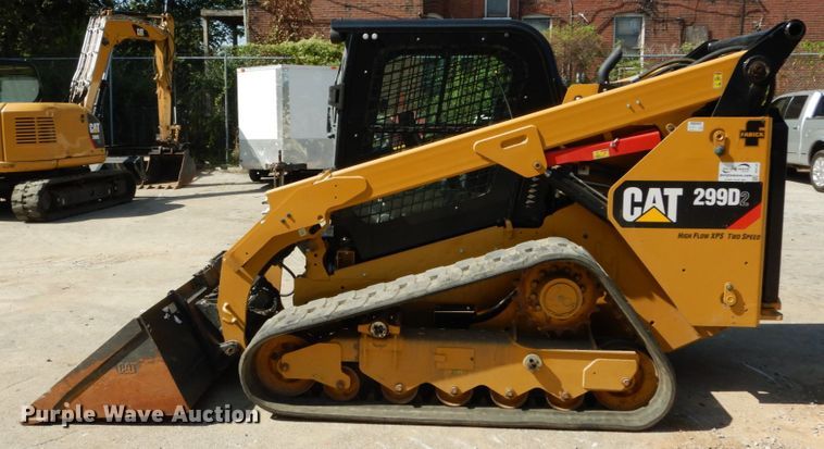 image for item DH2120 2018 Caterpillar 299D2 skid steer