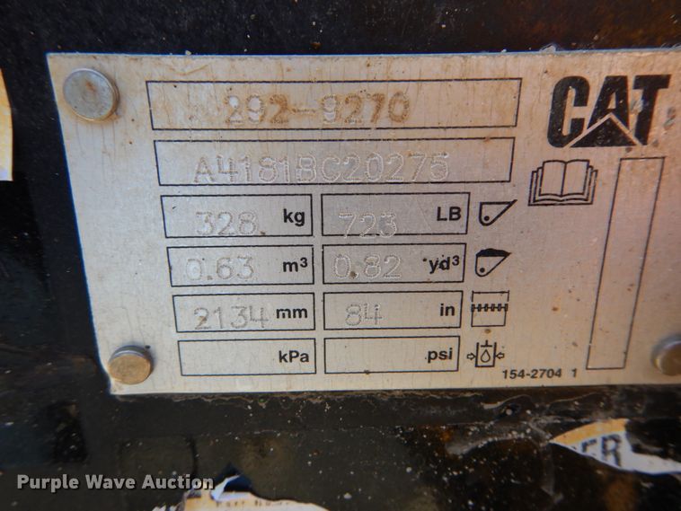 image for item DH2120 2018 Caterpillar 299D2 skid steer