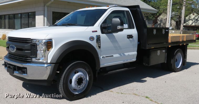 image for item DH2123 2018 Ford F450 Super Duty XL flatbed truck