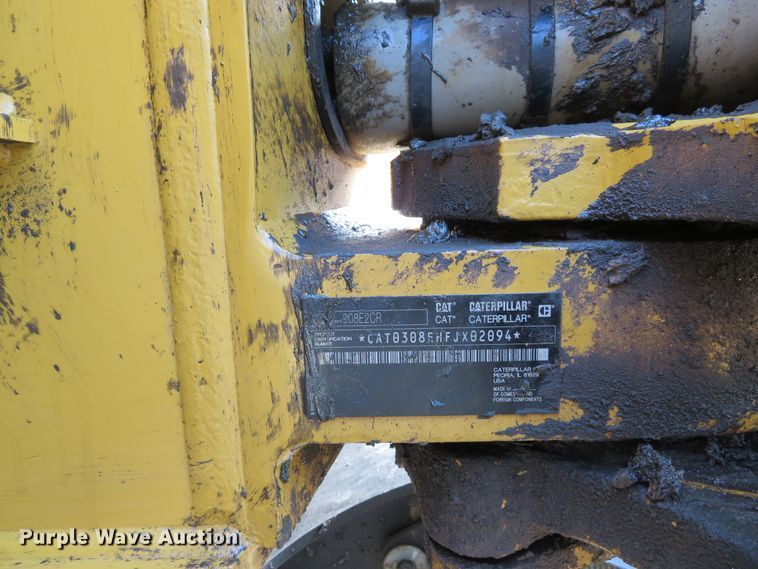 image for item DH2130 2015 Caterpillar 308E2 CR mini excavator