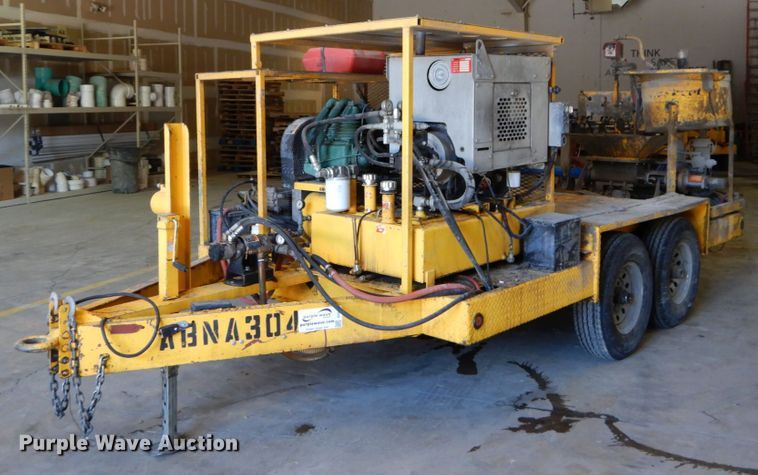 image for item DH2132 2013 Quadex SprayMaster manhole mortar lining installation trailer