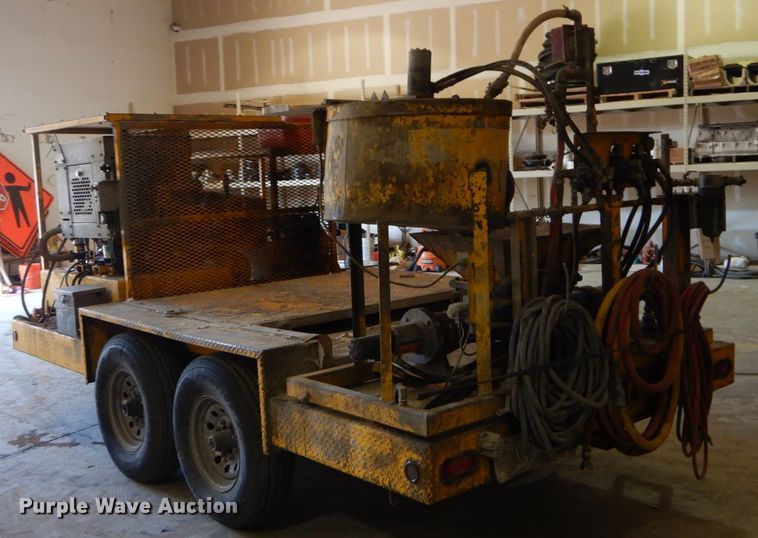 image for item DH2132 2013 Quadex SprayMaster manhole mortar lining installation trailer