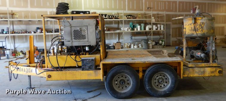 image for item DH2132 2013 Quadex SprayMaster manhole mortar lining installation trailer