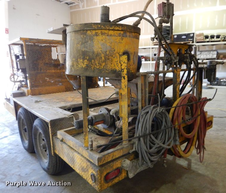 image for item DH2132 2013 Quadex SprayMaster manhole mortar lining installation trailer