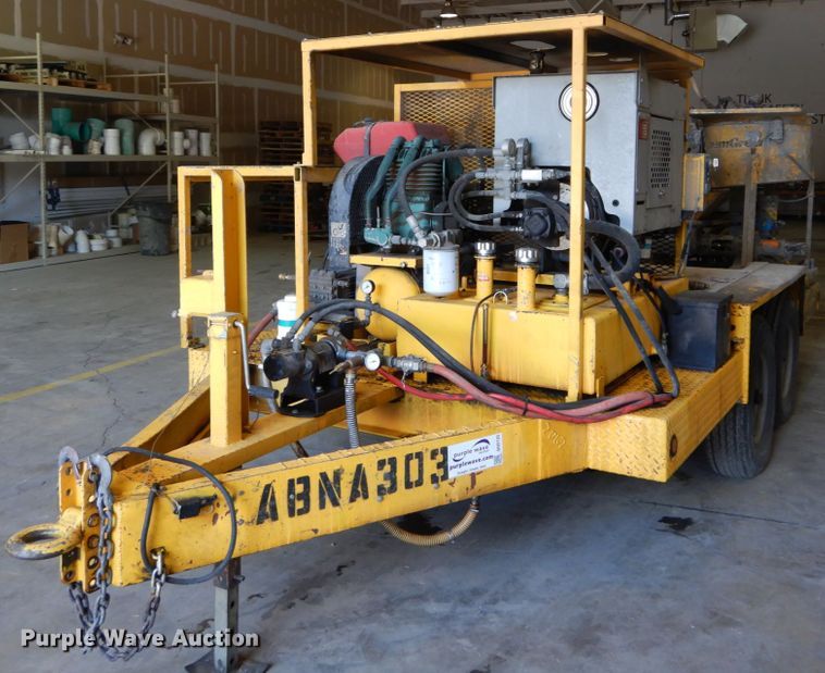 image for item DH2133 2013 Quadex SprayMaster manhole mortar lining installation trailer