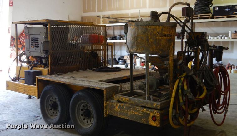 image for item DH2133 2013 Quadex SprayMaster manhole mortar lining installation trailer