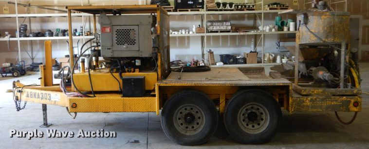 image for item DH2133 2013 Quadex SprayMaster manhole mortar lining installation trailer