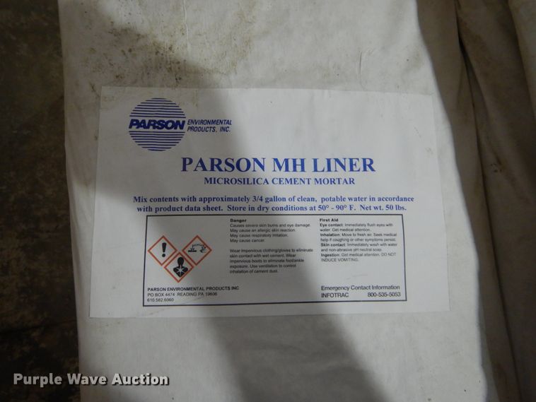 image for item DH2134 Parson MH Liner microsilica cement mortar