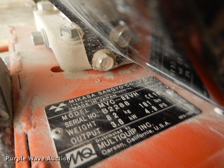 image for item GC9286 (2) plate compactors