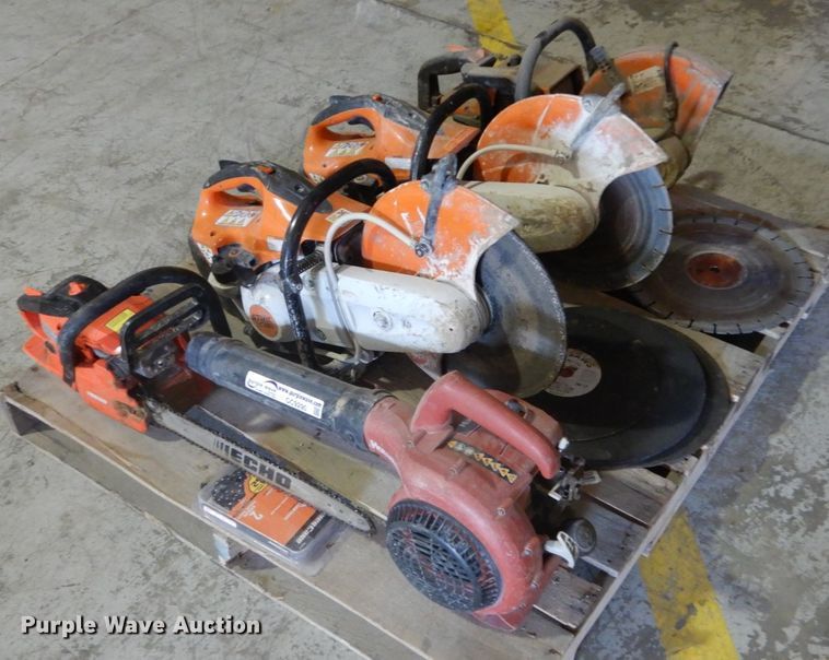 image for item GC9290 Chain saws, concrete/chop saws, and leaf blowers