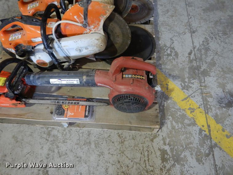 image for item GC9290 Chain saws, concrete/chop saws, and leaf blowers