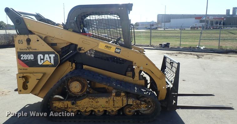 image for item DB7584 2015 Caterpillar 289D skid steer