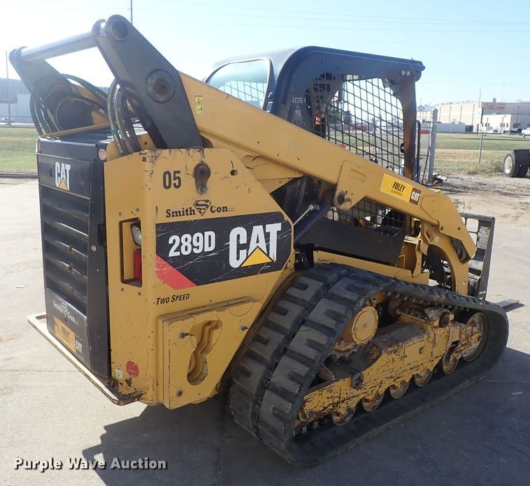 image for item DB7584 2015 Caterpillar 289D skid steer