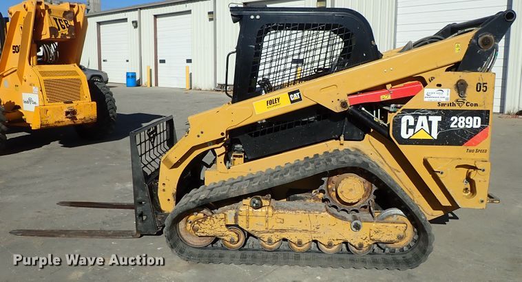image for item DB7584 2015 Caterpillar 289D skid steer