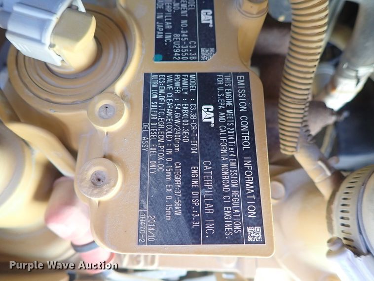 image for item DB7584 2015 Caterpillar 289D skid steer