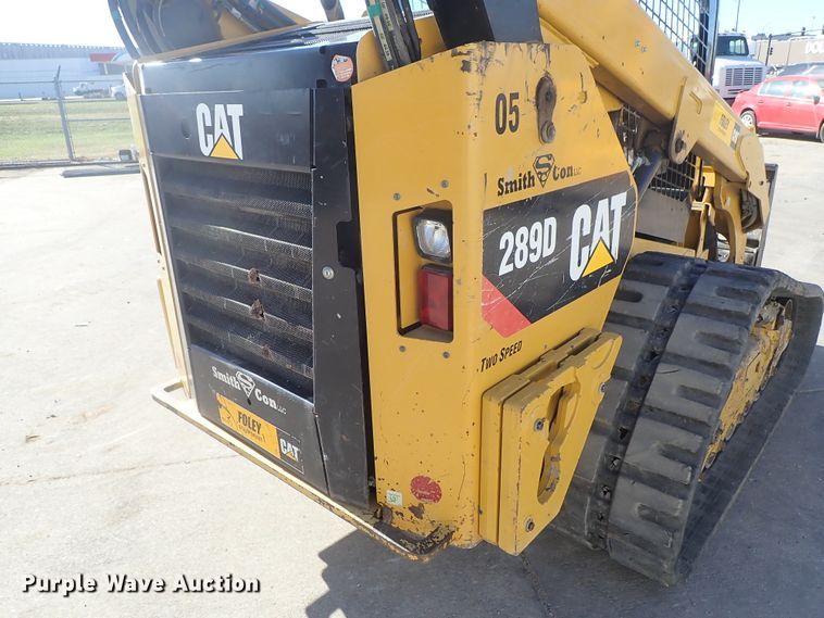 image for item DB7584 2015 Caterpillar 289D skid steer