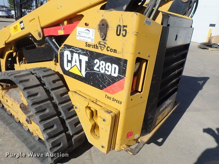 image for item DB7584 2015 Caterpillar 289D skid steer