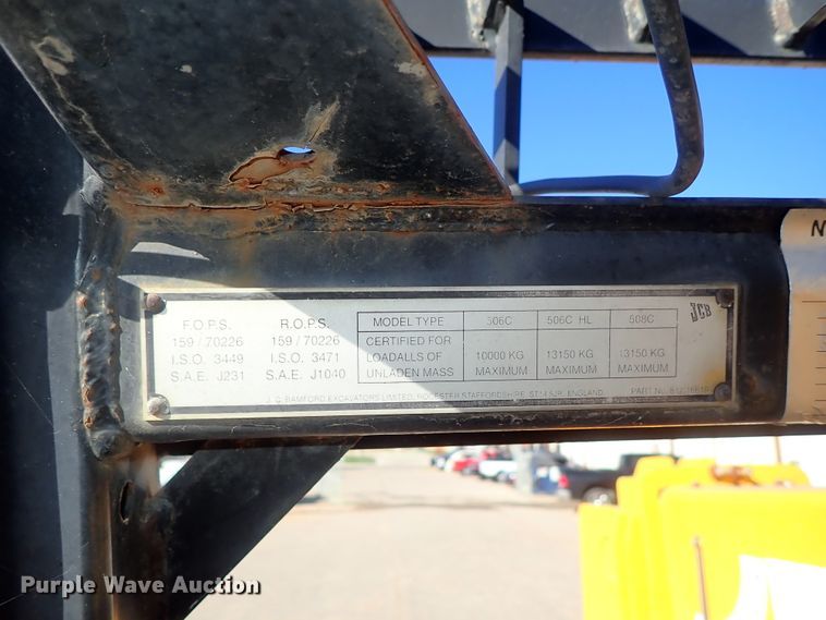 image for item DB7585 2002 JCB 508C telehandler