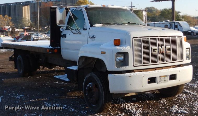 image for item DC4520 1994 GMC TopKick C5500 flatbed truck