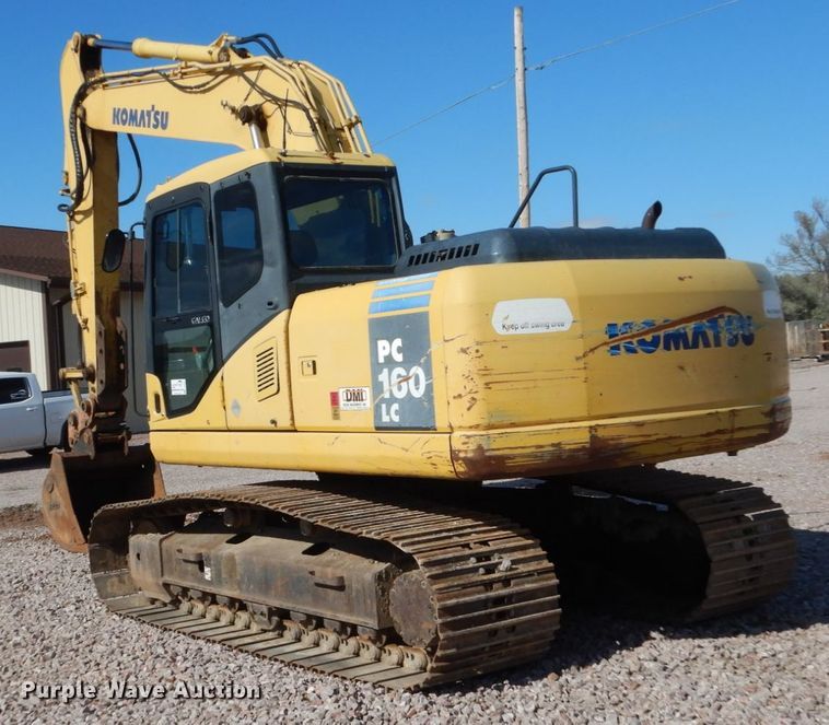image for item DC4524 2003 Komatsu PC160LC-7 excavator