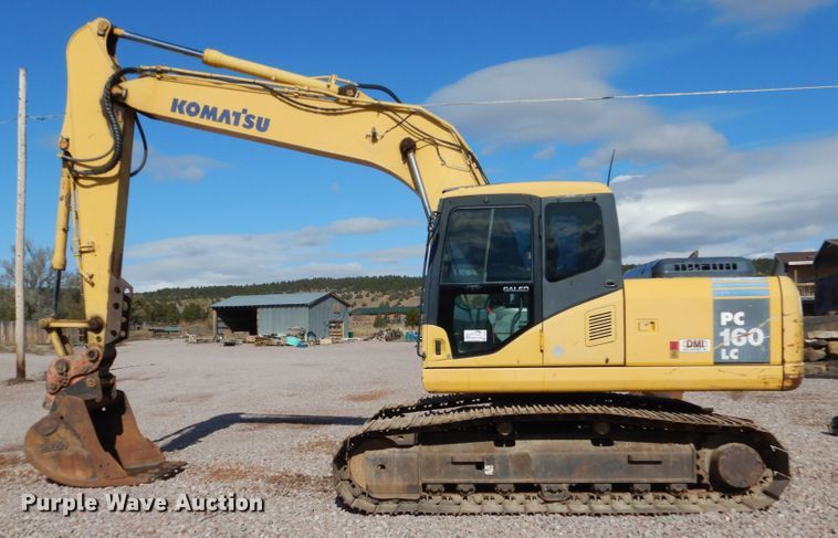 image for item DC4524 2003 Komatsu PC160LC-7 excavator