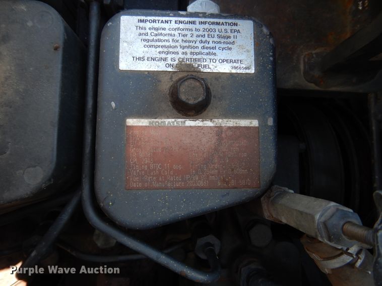 image for item DC4524 2003 Komatsu PC160LC-7 excavator