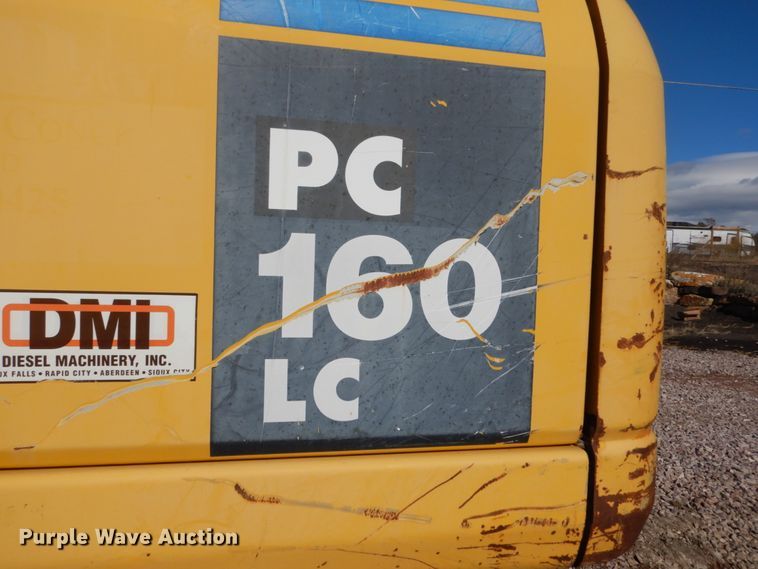 image for item DC4524 2003 Komatsu PC160LC-7 excavator