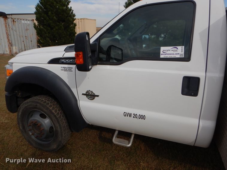 image for item DD4516 2011 Ford F550 Super Duty service truck with crane