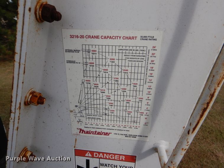 image for item DD4516 2011 Ford F550 Super Duty service truck with crane